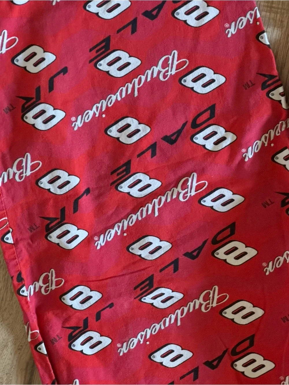 Vintage Y2K Winners Circle Dale Earnhardt Jr #8 Budweiser NASCAR Pajama Pants L